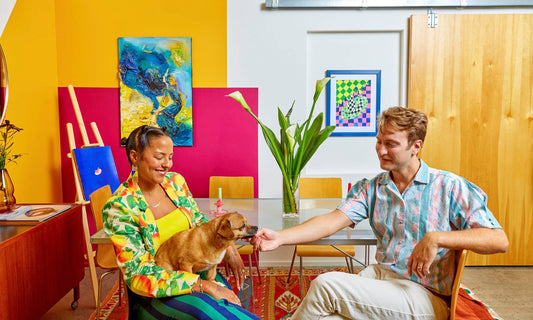 Michelle & Forrest’s Color-Blocked Atlanta Condo