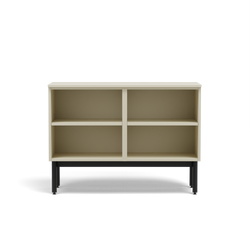 Two Unit Dresser - Two Open Shelf Unit Beige