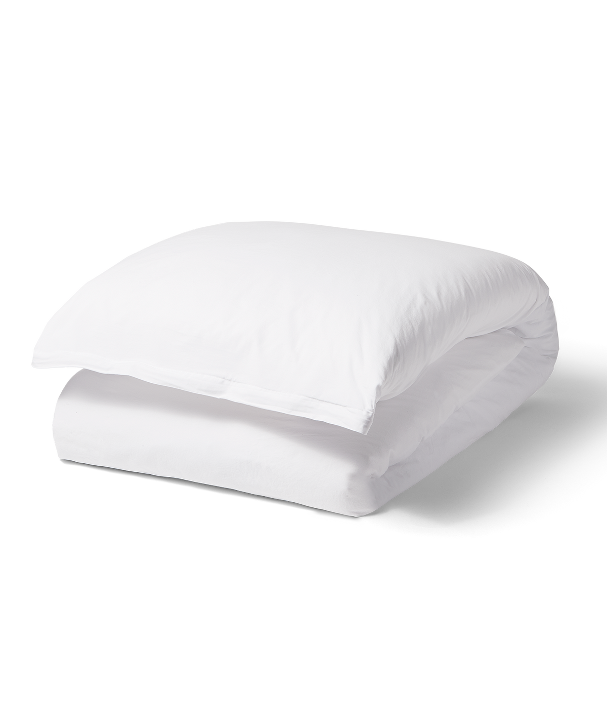 Percale Duvet Cover - Full/Queen - White