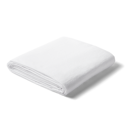 Percale Fitted Sheet - King/White