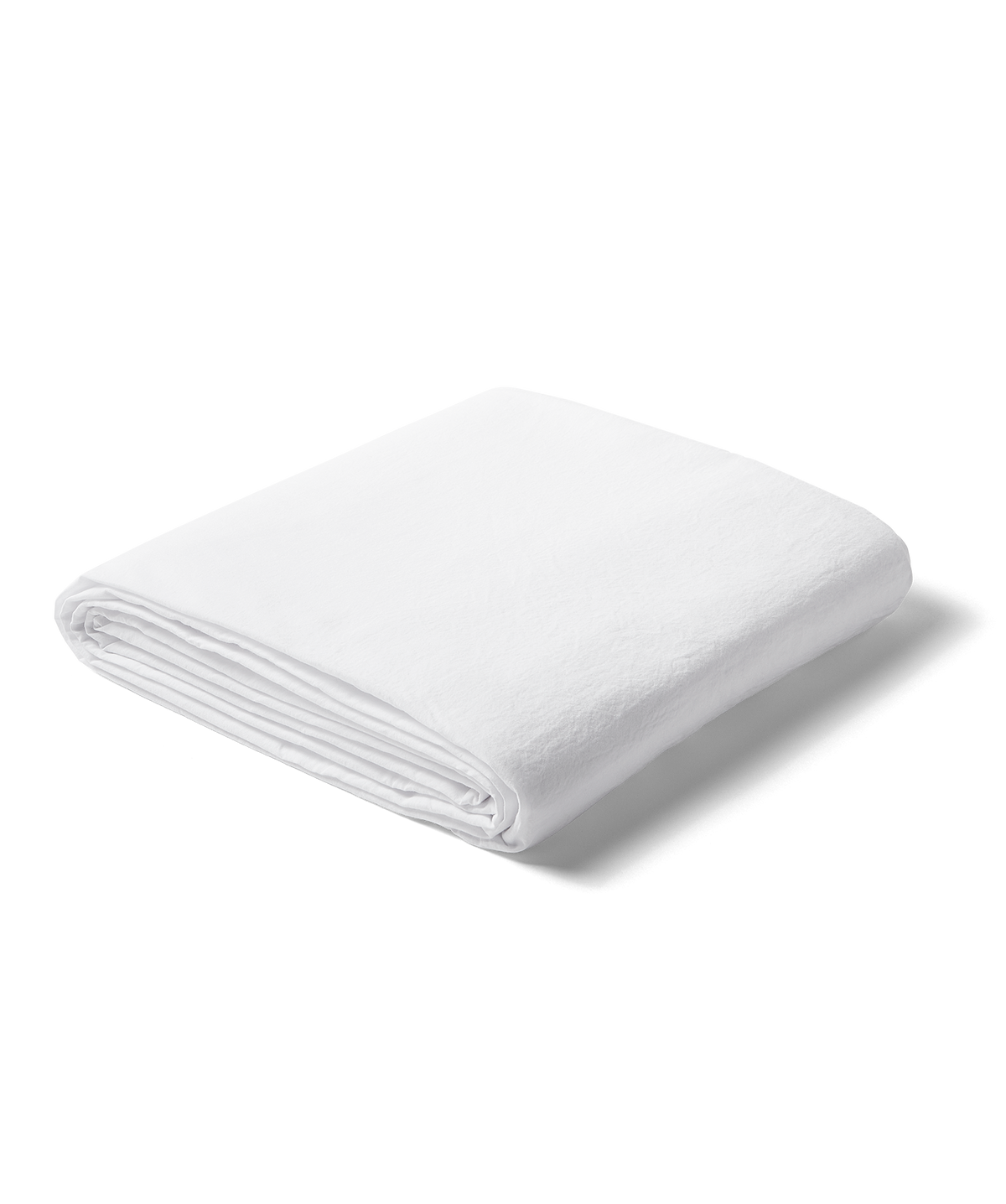 Percale Fitted Sheet - King/White